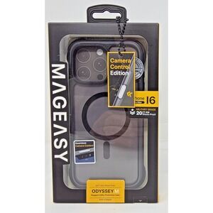 MagEasy Odyssey M Case iPhone 2024 16 Pro Max MagSafe 20FT Shockproof Silver NIB